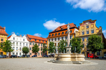 Karlsplatz, Neuburg an der Donau, Bayern, Deutschland  