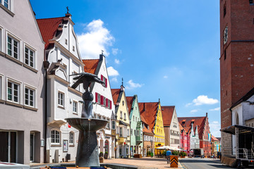 Altstadt von Donauwoerth, Bayern, Deutschland 