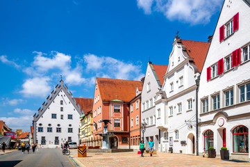 Fuggerhaus, Donauwoerth, Bayern, Deutschland 