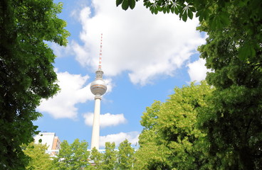 Berliner Fernsehturm TV tower Berlin Germany © tktktk