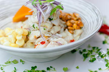 typical peruvian restaurant cuisine