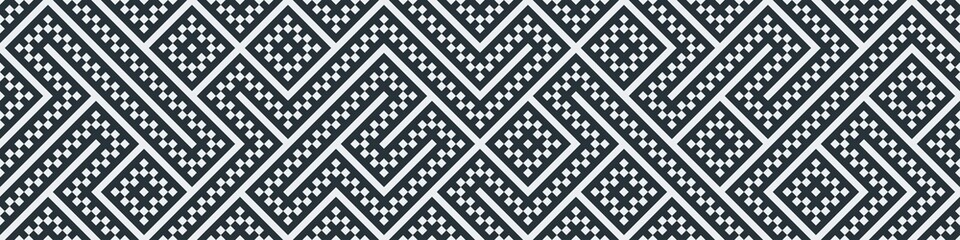 Truchet Random Pattern Generative Tile Art background illustration