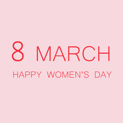 8 march woman day background, vector illustration
