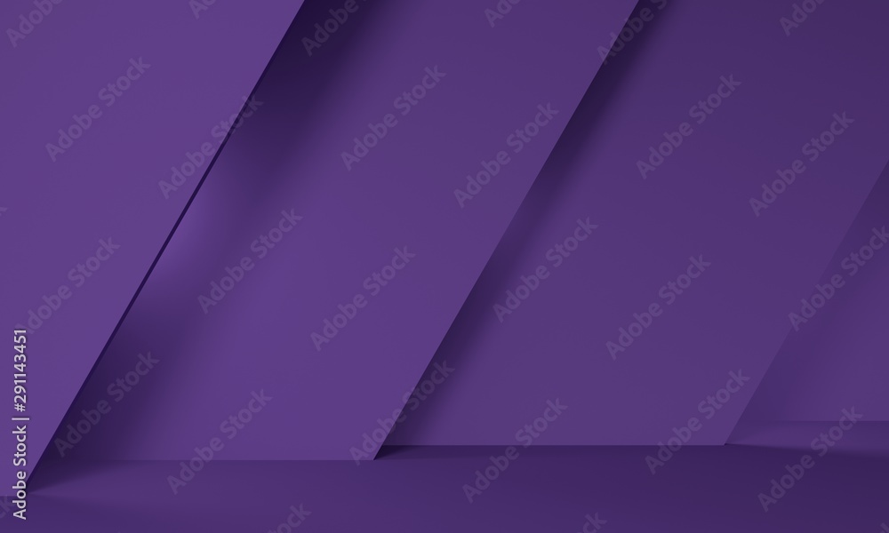 Poster geometric purple abstract background with an inclined wall. backdrop design for product promotion. 3