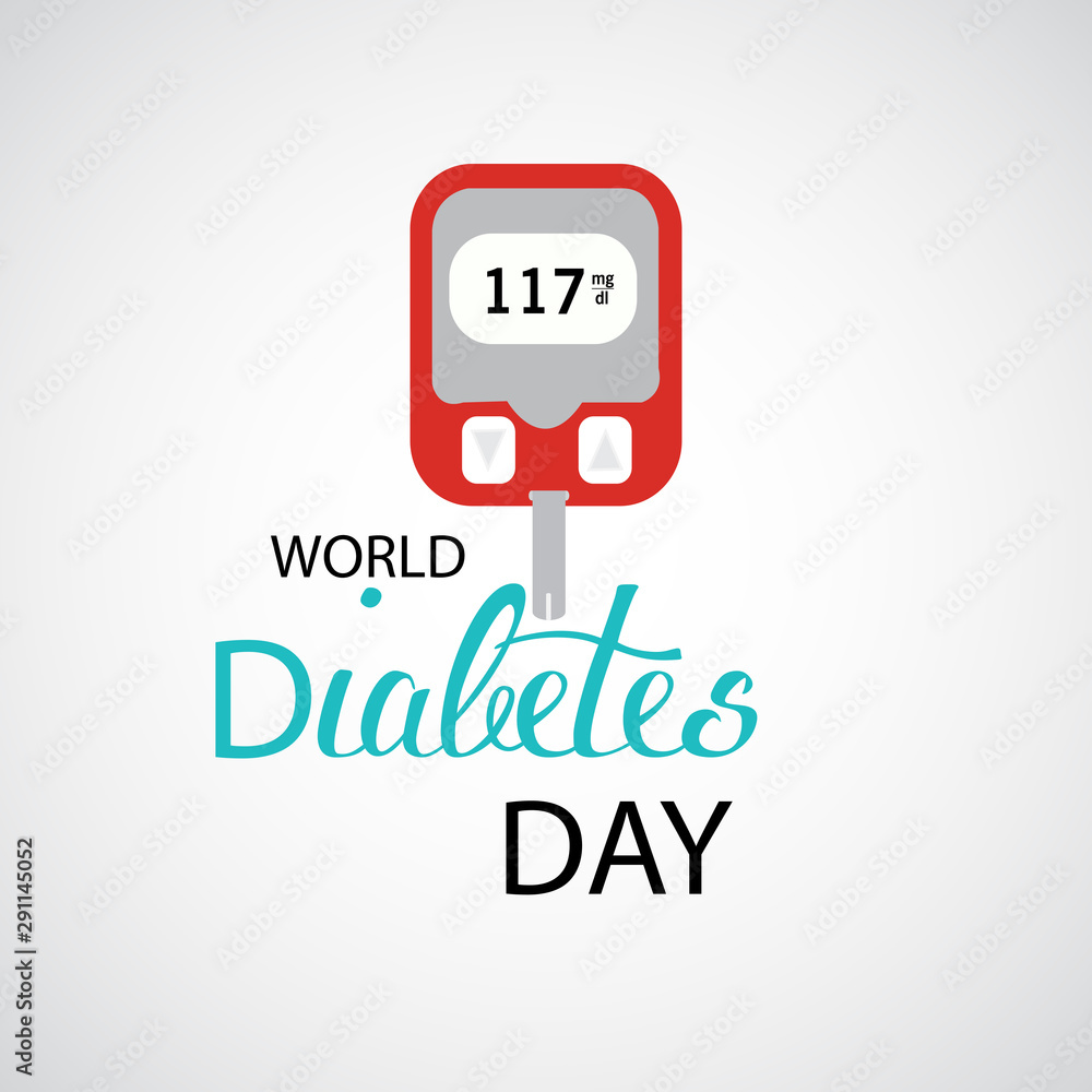 Canvas Prints world diabetes day awareness.