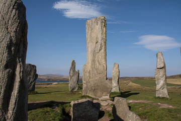 Mystic stone circle of Callanish, Isle of Lewis, Outer Hebrides