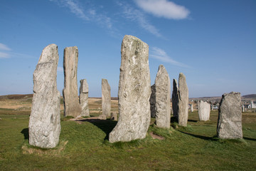 Mystic stone circle of Callanish, Isle of Lewis, Outer Hebrides