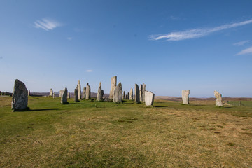 Mystic stone circle of Callanish, Isle of Lewis, Outer Hebrides