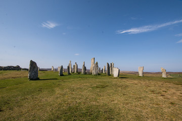 Mystic stone circle of Callanish, Isle of Lewis, Outer Hebrides