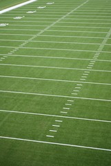 Fototapeta na wymiar アメリカンフットボールコートの芝