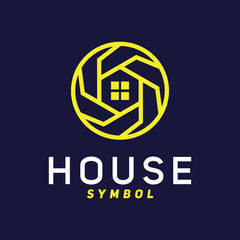 House Logo Design. Luxury Home Icon. Building Symbol. Logo Inspiration For Business And Company.