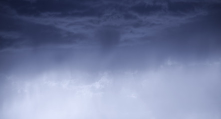 clouds and clouds bright in the sky autumn day