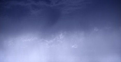 clouds and clouds bright in the sky autumn day