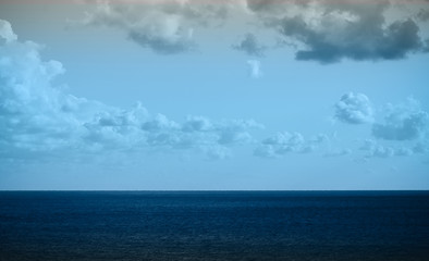 clouds and clouds bright in the sky autumn day