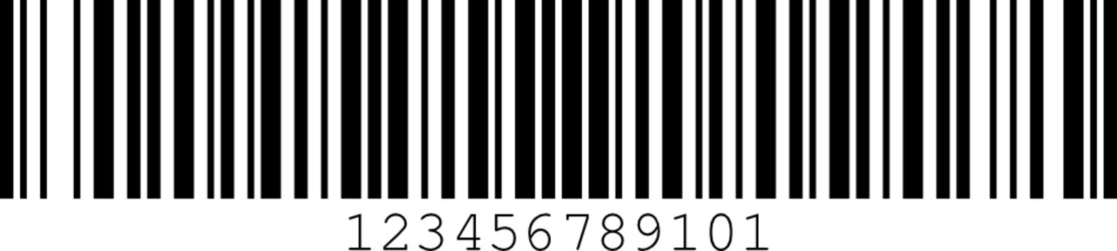 Fototapeta Code 128B Barcode Standard