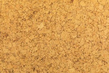 Close-up of cork sound insulation lagging for floors and walls