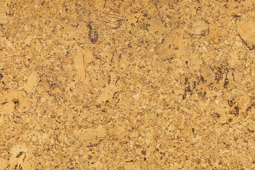 Close-up of cork acoustic insulation lagging for floors and walls