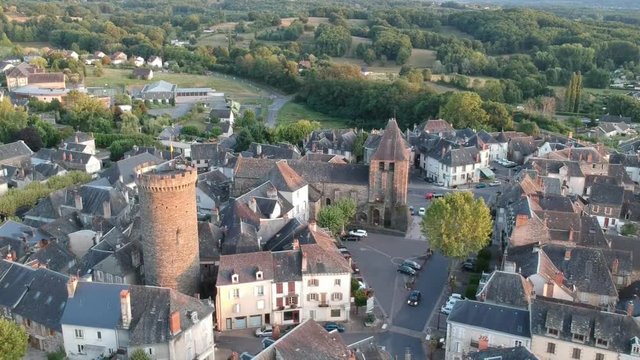 Allassac (Corr&egrave;ze, France) - Vue a&eacute;rienne