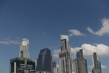 Fototapeta na wymiar Skyscrapers in Buenos Aires city