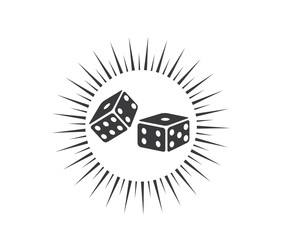 dice cubes icon vector illustration design