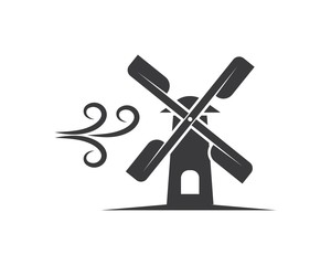wind mill icon vector illustration