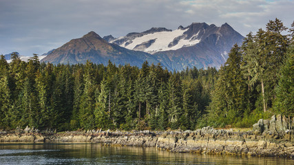 Mountainous landscape of southeast Alaska