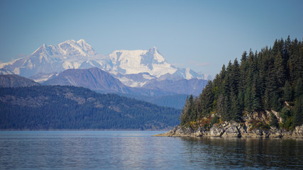 Mountainous landscape of southeast Alaska