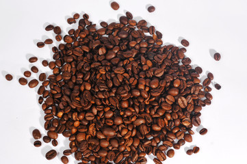 Coffee beans studio shooting