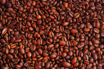 Coffee beans studio shooting