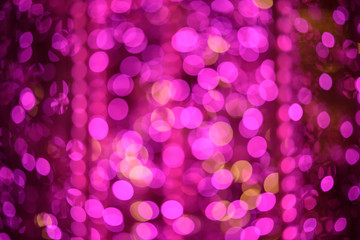 purple Glitter Christmas Bokeh light Background