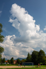 Wolkengebilde am Chiemsee
