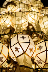 Colorful International Lanterns Festival  , Chiang Mai ,Thailand