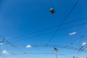Kabel am Himmel
