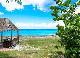 Scenic Ocean View o f Cozumel Mexico.