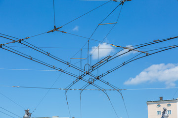 Kabel am Himmel