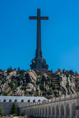 cross on top of fallen valley