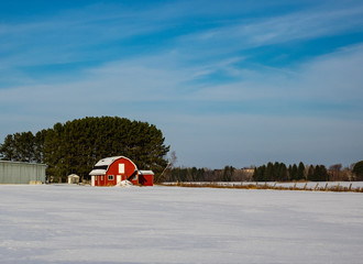 The red barn of  rank.