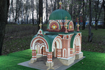 Miniature of the temple. Миниатюра храма.