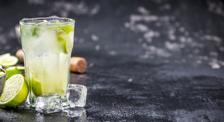 Fresh made Caipirinha