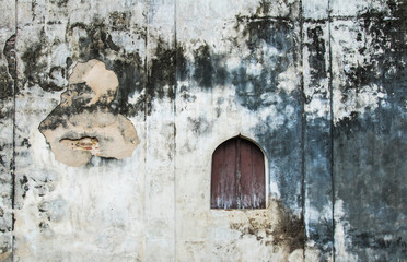 Old walls and Window  texture background