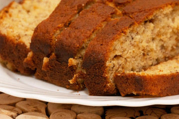 Tasty homemade banana bread