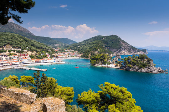 The beautiful and picturesque small town of Parga