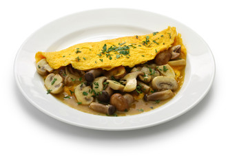 mushroom omelette