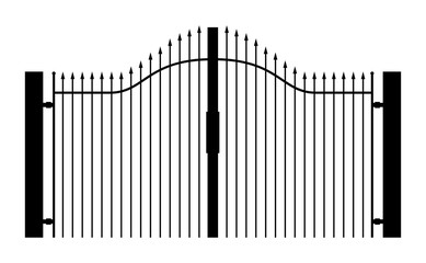 cancello, cancello di ferro, ferro battuto