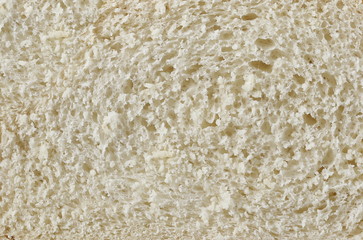 White bread background and texture