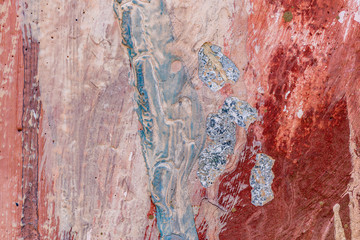 abstract colored texture. Old scratches, stain, paint splats, spots on the wall
