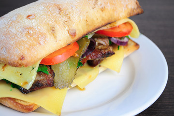 Juicy Ciabatta and Meat Sandwich