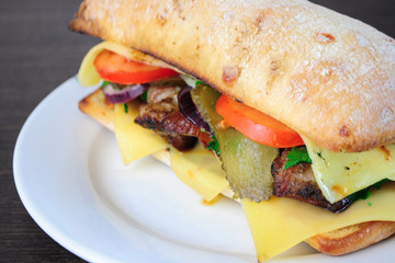  Juicy Ciabatta and Meat Sandwich
