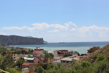 Fototapeta na wymiar view of the town in montenegro