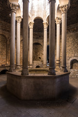 Historic center and Jewish quarter of Girona (Spain), one of the best preserved neighborhoods in Spain and Europe.